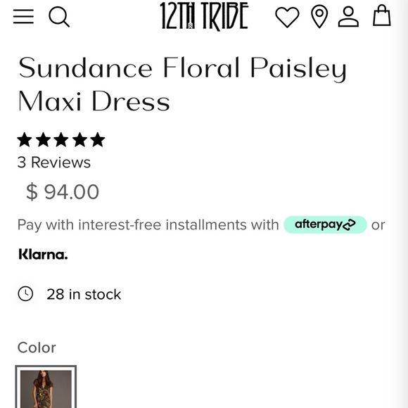 Sundance Floral Paisley Maxi Dress - Picture 3 of 7